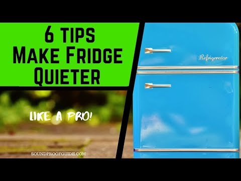 How to Make a Refrigerator Quieter - 6 Easy Steps!