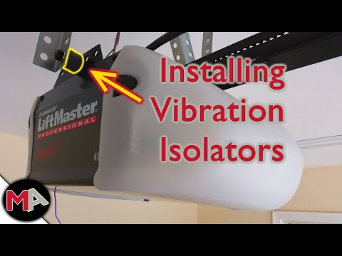 Installing a Garage Door Opener Vibration Isolator Kit