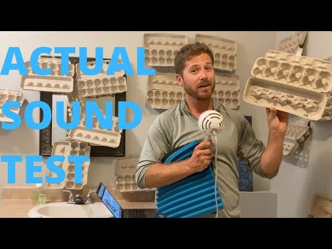 How Cheap Egg Cartons Actually Work For Sound Deadening!