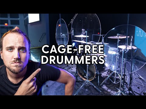 Drum Baffles for Worship Bands