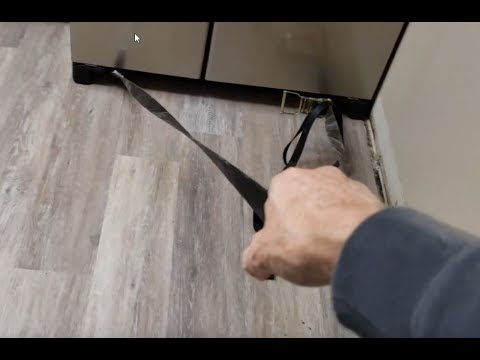 How to Remove Refrigerator When its Stuck / Wedged Between the Counter and the Wall