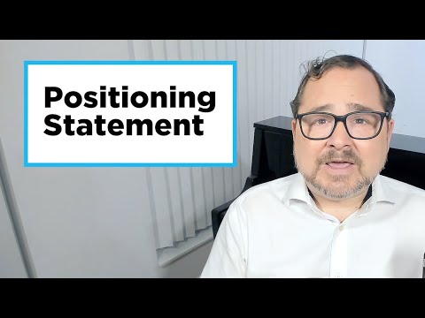 How To Create A Positioning Statement 📚📣✍🏽