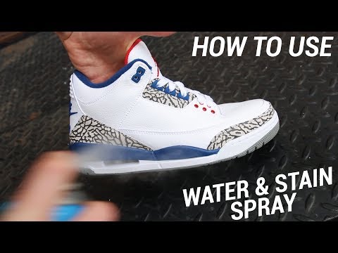 HOW TO USE WATER AND STAIN REPELLANT SPRAY