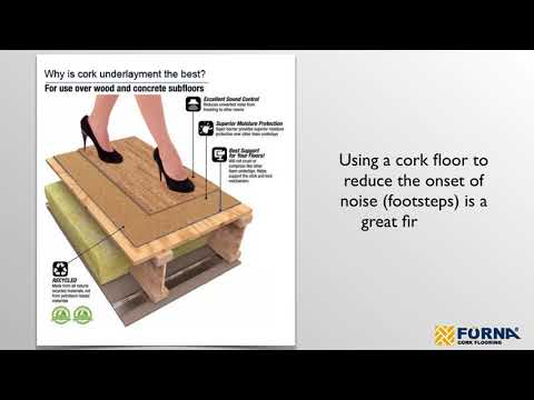 Quick and Easy Acoustic Insulation – Cork Underlay and cork floating Flooring