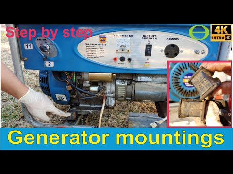 How to replace engine mountings on a petrol generator