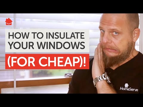 How to Insulate Windows | Cheap and Easy with Plastic Film