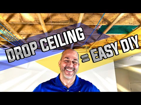 How To Install A Drop Ceiling | DIY For Beginners