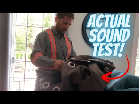 Do Soundproof Curtains Actually Work? FULL SOUND TEST!