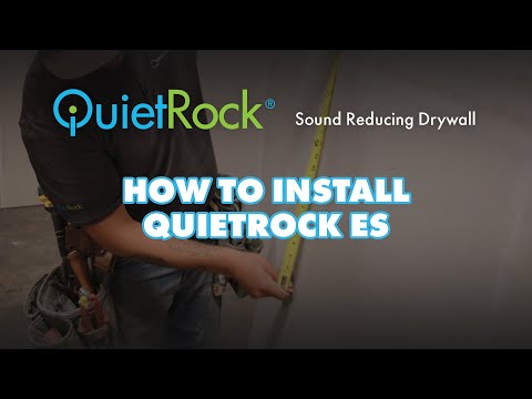 How to Install QuietRock ES Sound Reducing Drywall